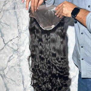 Peluca de Cabello Humano Natural con Ondas Rizadas, Peluca con Encaje HD, Encaje Suizo, Cabello Humano Indio, Peluca 100% Cabello Humano Real - Product Image 2