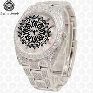 Charm_Jewells Women's Luxury Stainless Steel <b>Watch</b> 38mm Round Case Analog Quartz Sapphire Crystal Dial Folding Clasp - Product Image 1