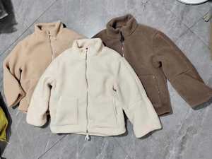 Veste en polaire sherpa unisexe, col montant épais, fermeture éclair, manteau d'hiver - Product Image 6