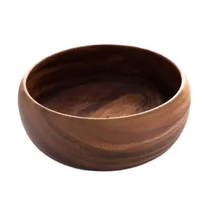 Acacia wooden bowls makes your kitchen looks amazing gives your home a new look use as serving or salad bowls