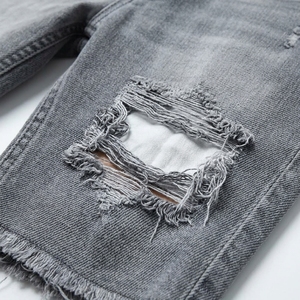 Shorts en jean décontractés pour hommes, shorts en coton personnalisés, longueur genou, vêtements d'été, fabricant, vente en gros - Product Image 5