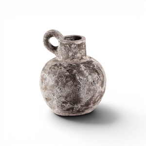 Jarrón de Cerámica Moderno para Mesa, Acabado Mate, Hecho a Mano, Forma Redonda, Decoración para el Hogar, Estilo Bali, para Bodas - Product Image 1