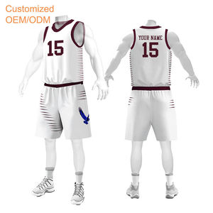 Conjunto de Uniforme de Baloncesto Sublimado Personalizado, Unisex, Adulto, Sin Mangas, Absorbente de Humedad, Ropa Deportiva para Todas las Temporadas, Ropa de Equipo - Product Image 3