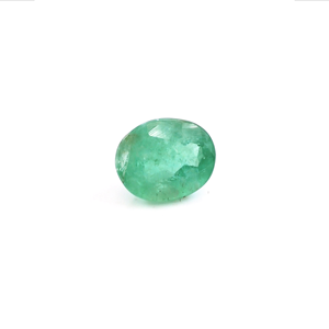 Émeraude ovale naturelle du Zambie 2,38 carats, pierre précieuse naturelle à facettes, prête à l'emploi pour la création de bijoux - Product Image 3
