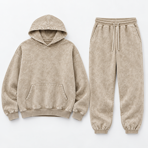 FEZCO INDUSTRIES Conjunto de 2 Piezas para Hombre, 100% Algodón, Invierno, Sudadera con Capucha, Cintura Elástica, Bolsillos Laterales de Forro Polar - Product Image 2