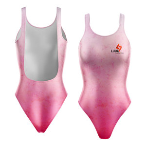Combinaison de natation pour femmes personnalisée par sublimation, maillot de bain une pièce, séchage rapide, respirant, uniforme d'équipe pour l'entraînement en piscine - Product Image 4