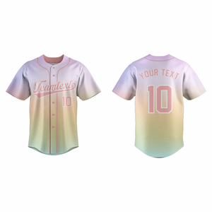 Uniforme de baseball sur mesure grande taille, respirant, à séchage rapide, en jersey polyester, fabrication OEM pour les sports d'équipe, les entraînements, les matchs et les compétitions - Product Image 4