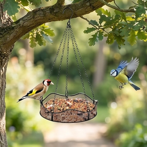 Fine Quality Black Matte Finish <b>Bird</b> Feeding <b>Stand</b> Decorative Outdoor Feeder For Garden Balcony Patio Use For <b>Birds</b> Garden Dec - Product Image 4