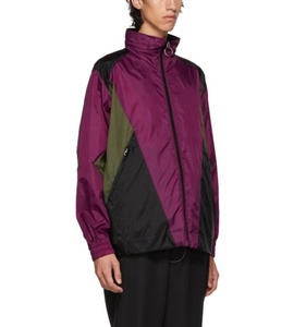 <b>Plus</b> <b>Size</b> <b>Waterproof</b> Windbreaker <b>Jacket</b> Casual Hooded Summer Wear Color Block Zip Up Breathable Casual Windbreaker <b>Jacket</b> - Product Image 3