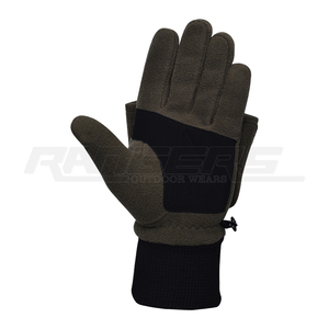 Mitaines convertibles en polaire avec dessus rabattable, gants de chasse d'hiver, équipement d'extérieur pour temps froid, gants de camping unisexes OEM - Product Image 3