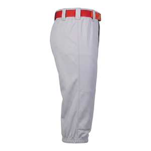 Custom Heat-Transfer 3/4 Baseball <b>Pants</b> Wholesale Sportswear for Plus Sizes Breathable Capri with Baseball Logo 100% Polyester - Product Image 3