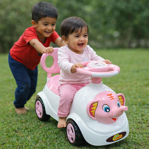 Jouet d'éléphant à chevaucher pour filles, éléphant en plastique élégant pour le jeu des enfants - Product Image 2