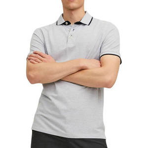 Chemises polo pour hommes, chemises polo de golf athlétiques, coupe ajustée, manches courtes, entraînement, chemise polo de haute qualité - Product Image 3