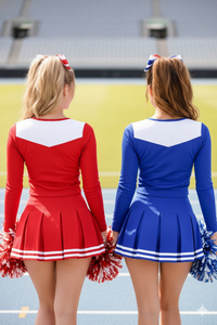 Nueva Edición de Uniformes de Porristas con Estampado Digital Elástico en 4 Direcciones para Niñas, Ropa Deportiva de Alto Rendimiento para Equipos Competitivos, Logotipo Personalizado - Product Image 3