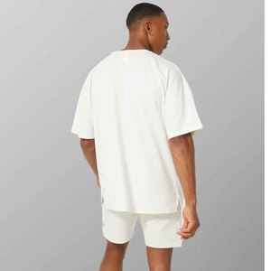 Conjunto de Verano 2026 para Hombre, Elegante, de Dos Piezas, Camisa y Pantalones Cortos, Transpirable, de Algodón, Informal, para Uso Diario, Moderno, para Vacaciones en la Playa - Product Image 4