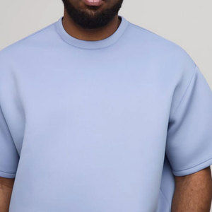 Ensemble décontracté respirant en polyester/coton pour l'été : T-shirt ample et short décontracté - Product Image 3