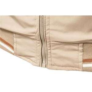 เสื้อแจ็คเก็ตโพลีเอสเตอร์ไซส์ใหญ่สำหรับผู้ชายรุ่นใหม่ขายส่ง แจ็คเก็ตนักบินสไตล์เกาหลีแบบลำลองสำหรับฤดูใบไม้ผลิ แจ็คเก็ตแบบมีซิป - Product Image 6