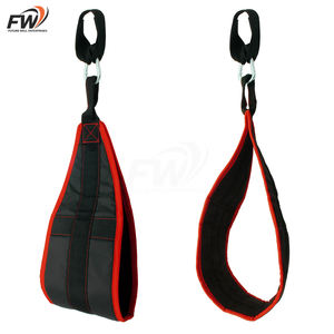 Sangle robuste personnalisable de haute qualité pour exercices de levage des jambes avec grands anneaux en D et connecteurs rapides – Super Vente - Product Image 1