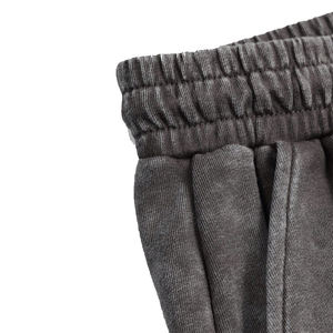 2026 Summer Heavyweight Washed Canvas Mid Waist Drawstring Closure <b>Quick</b> <b>Dry</b> <b>Shorts</b> 100% Cotton Streetwear Vintage Acid Wash Men - Product Image 2