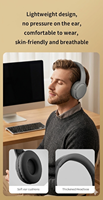 Nuevos Auriculares Inalámbricos D6 ANC Bluetooth 5.4 con Cancelación Activa de Ruido, 35 Horas de Reproducción, Auriculares Over-Ear con Sonido Estéreo HiFi