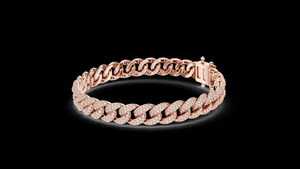 Moissanite Cuban Link <b>Bracelet</b> Iced Out Pave Chain Luxury Hip Hop Jewelry Statement <b>Bracelet</b> for <b>Men</b> and Women - Product Image 3