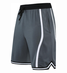 Shorts de sport pour hommes, athlétiques, respirants, à séchage rapide, en toile 100% polyester, avec poches, pour la course à pied et les activités décontractées - Product Image 4