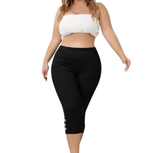 Fabricant pakistanais, prix raisonnable, capri de haute qualité, taille plus, capri pour femmes, vente chaude de capris pour femmes - Product Image 1