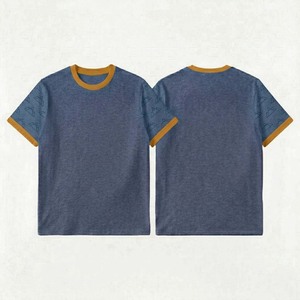 Camiseta de Hombre, Corte Entallado, Lisa, Manga Corta, Algodón Suave de Alta Calidad, Color Sólido, Formal, Básica - Product Image 3