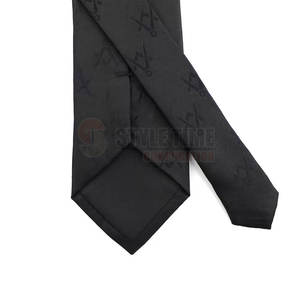 Cravate maçonnique au design haut de gamme avec des détails élégants et un ajustement confortable pour une utilisation cérémonielle - Product Image 6