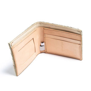 Cartera de cuero genuino de vaca premium para hombre, cartera de cuero con pelo, cartera delgada plegable hecha a mano, cartera de cuero duradera de alta calidad - Product Image 3