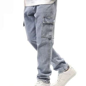 Hot Sale <b>Men's</b> <b>Jeans</b> Top Quality 100% Cotton Vintage High Street Ripped Trend Retro Straight <b>Jeans</b> Slim <b>Men's</b> Distressed Trouser - Product Image 6