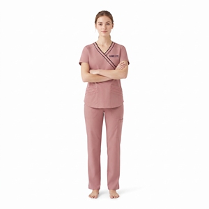 Ensemble de tenue médicale confortable pour femmes : pantalon d'infirmière et haut de médecin, uniforme d'hôpital, vêtements de travail - Product Image 2