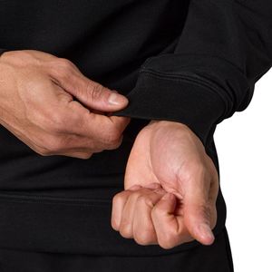 Sudadera Ligera Negra para Hombre, Cuello Redondo, Manga Larga, Ropa Deportiva, Ropa de Calle, Prenda de Moda - Product Image 5
