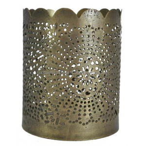 Round Iron <b>Votive</b> <b>Candle</b> <b>Holder</b> With Antique Gold Finished For Lighting Home Decoration And Other <b>Candle</b> <b>Holders</b> - Product Image 1