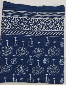 Wholesale Women’s Beach Hand Block Print <b>Sarong</b> Wrap Handcrafted Cotton Pareo Floral Boho Cover Up Tropical Vacation Wear - Product Image 6