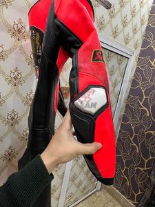 Nouvelle arrivée Combinaison de course moto rouge une pièce, équipement de protection pour motard, combinaison en cuir pour course sur circuit, maillot de course - Product Image 4