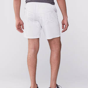 Pantalones Cortos de Verano para Hombre, Casuales, de Color Sólido, Ligeros, con Aspecto de Algodón, Cintura Elástica, Cómodos para el Día a Día - Product Image 3