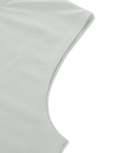 เสื้อกล้ามถักคอโอสีเขียวอ่อนสำหรับผู้ชายแบบลำลอง - Product Image 4