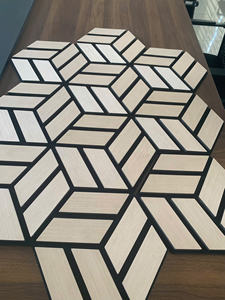 Panneau mural 3D moderne de luxe en bois massif, étanche, à emboîtement, pour plafond intérieur, maison, bureau, chambre, villas, insonorisant - Product Image 5