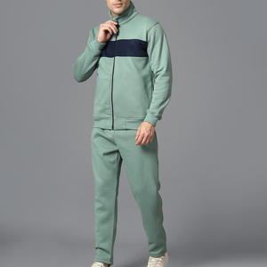 Ventes directes d'usine, survêtements de sport pour hommes, survêtements d'hiver, taille haute, coupe-vent, tissu en polaire épais, survêtements légers - Product Image 4