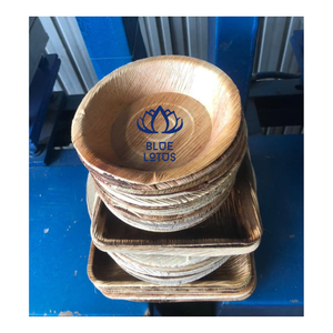 Assiettes jetables écologiques en feuilles de palmier, best-sellers |   Vaisselle biodégradable naturelle pour la restauration et les buffets - Product Image 1