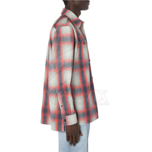 Chemise en flanelle de coton confortable pour hommes, prix de gros personnalisé, nouvelle arrivée, design attrayant - Product Image 5