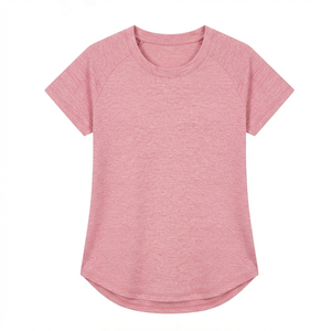 Camisetas de Mujer al por Mayor, Color Sólido, Hechas a Medida, Venta Directa de Fábrica, Camisetas de Poliéster para Mujer en Grandes Cantidades - Product Image 3