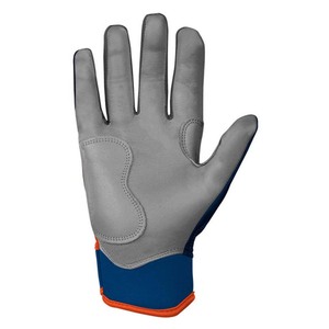 Gants de frappe bleus avec fermeture auto-agrippante pour l'entraînement, unisexe adulte, en tissu tricoté durable en spandex et nylon - Product Image 4