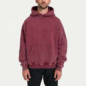 Custom Logo Oversized Hoodie Wholesale Apparel Heavyweight Fleece Hoodie Low MOQ Supplier - Product Image 2
