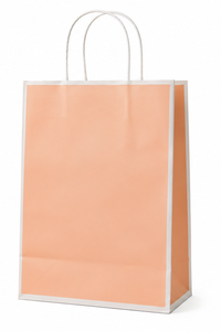 Sacs d'emballage en papier kraft recyclable de luxe avec impression personnalisée, poignées longues, pour bijoux, bougies, artisanat, cadres photo - Product Image 2