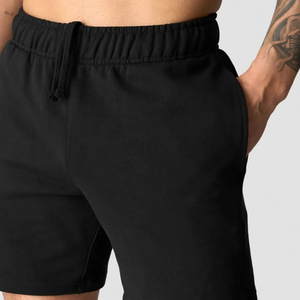 Pantalones cortos deportivos de algodón 100% para gimnasio, entrenamiento, fitness, correr, hechos a medida para hombre, los más vendidos. - Product Image 4