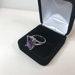 Anillo Ovalado de Alejandrita en Plata de Ley, Talla Personalizada, Cambio de Color, Joyería de Piedra de Nacimiento de Junio, Regalo para Mujer, Compromiso, Boda, Fiesta - Product Image 2