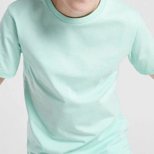 Ensemble unisexe en coton 2 pièces T-shirt et short Col rond Manches courtes Couleur unie Respirant Tenue décontractée d'été - Product Image 5