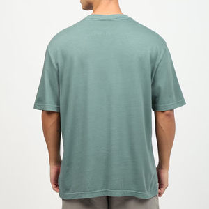 Oversized Mint Green <b>White</b> Striped Raglan T-<b>Shirt</b> for Men - Product Image 3